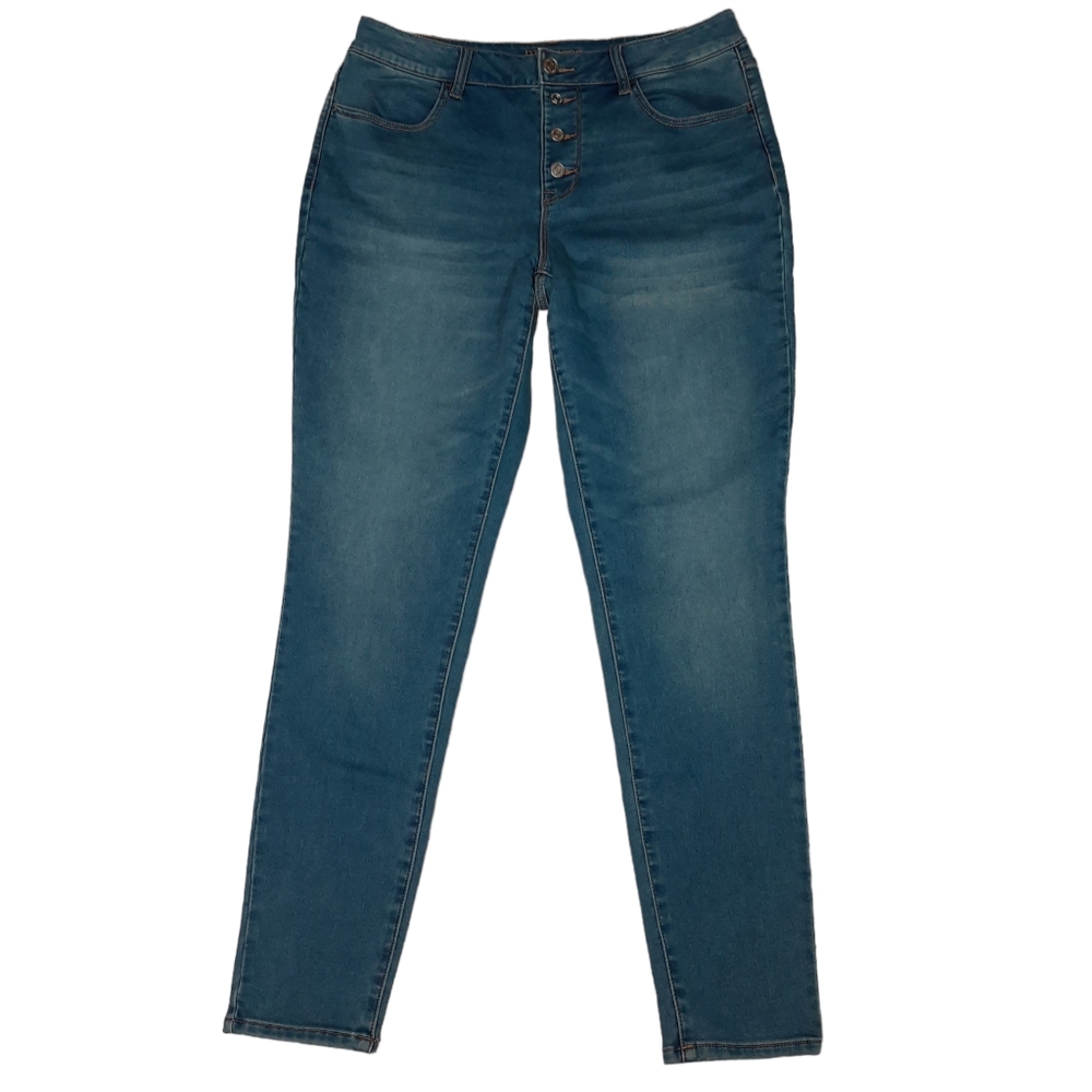 Maurices High Rise Button-fly Taper Skinny Jean SZ L